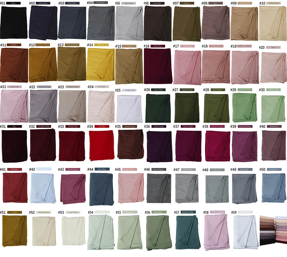 57 Coulors Stretchy Jersey Hijab