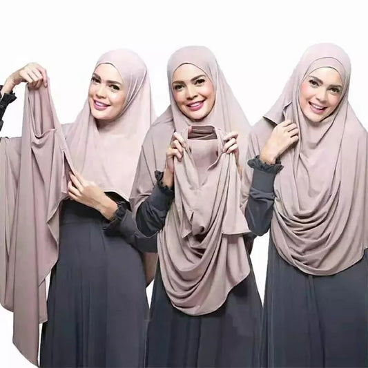 Double Loop Instant Jersey Hijab